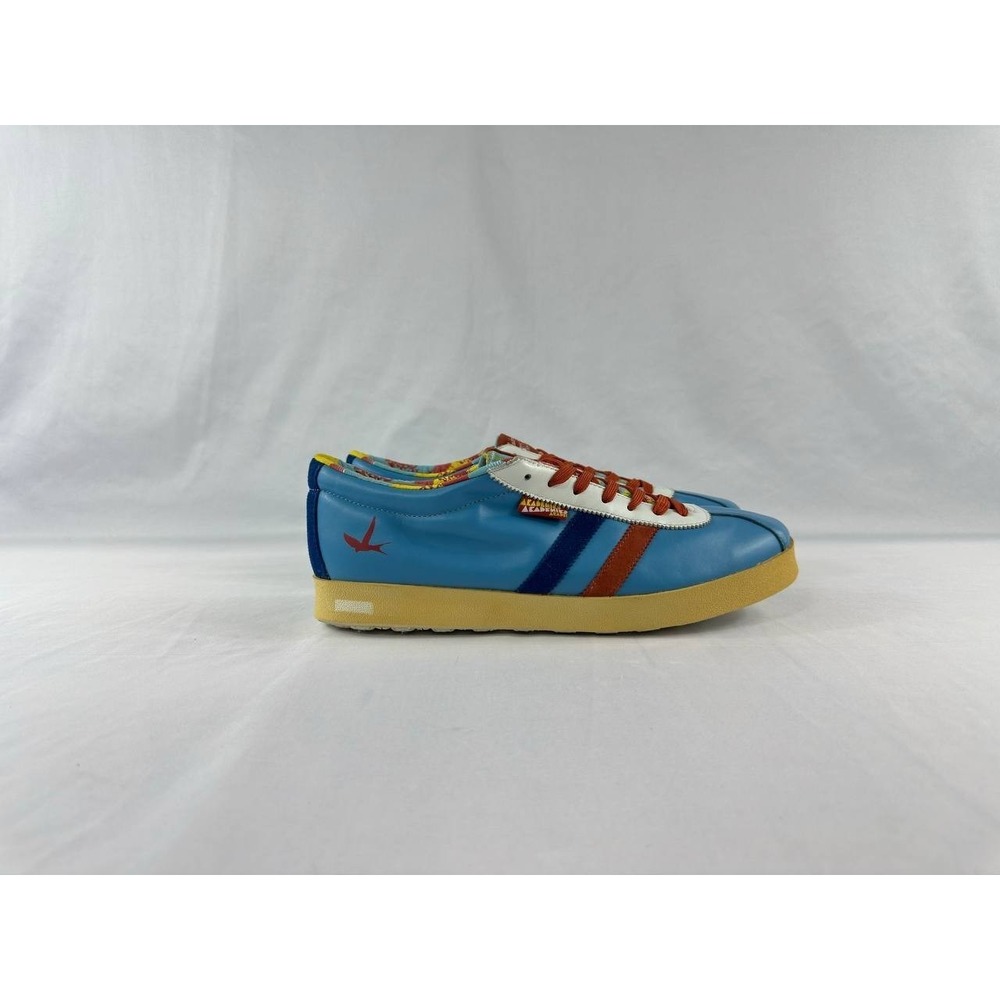 Vintage Akademiks 2 Stripes LE Blue Leather Sneakers Men's Size 12